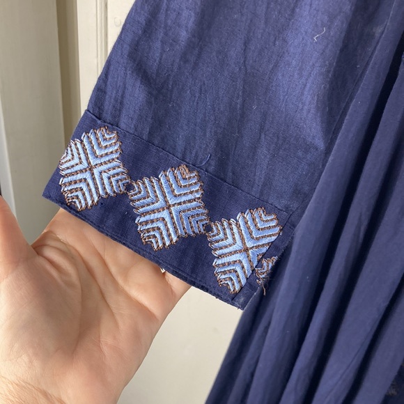 Ali 4 Ibu waist coat long jacket cotton handmade Pakistan small - Picture 3 of 16